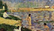 Georges Seurat Study for A Bathing Place at Asnieres Germany oil painting reproduction
